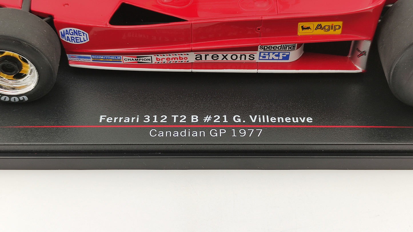 Model Car Group Ferrari 312 T3 Gilles Villeneuve Canadian GP 1977 F1 1/18 MCG18623F
