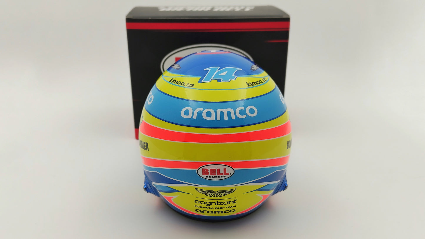 Bell Mini Helmet Fernando Alonso Aston Martin F1 2023 1/2 4100224