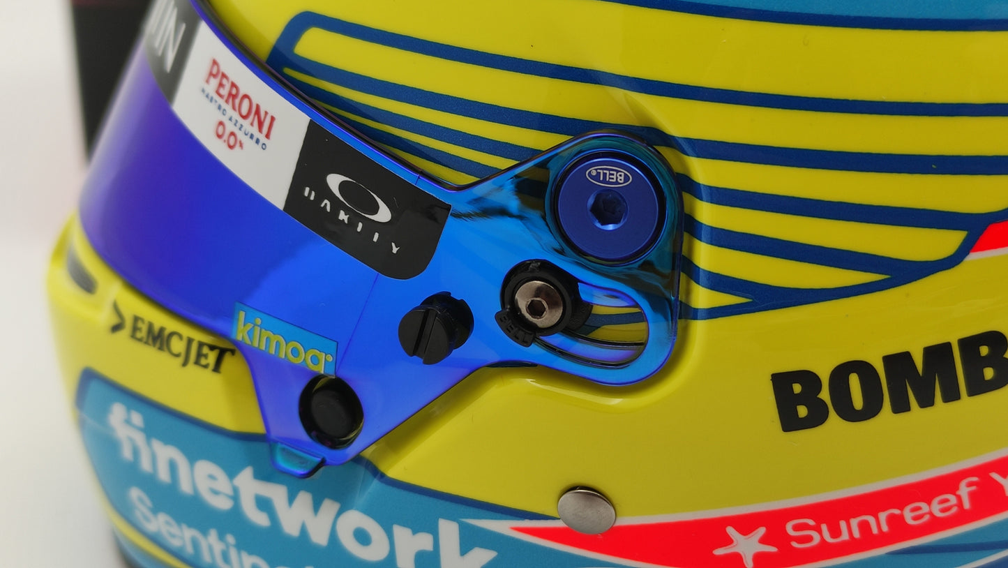 Bell Mini Helmet Fernando Alonso Aston Martin F1 2023 1/2 4100224