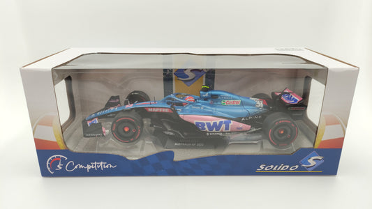 Solido Alpine F1 A522 Renault Esteban Ocon 2022 Australian GP 1/18 S1808804