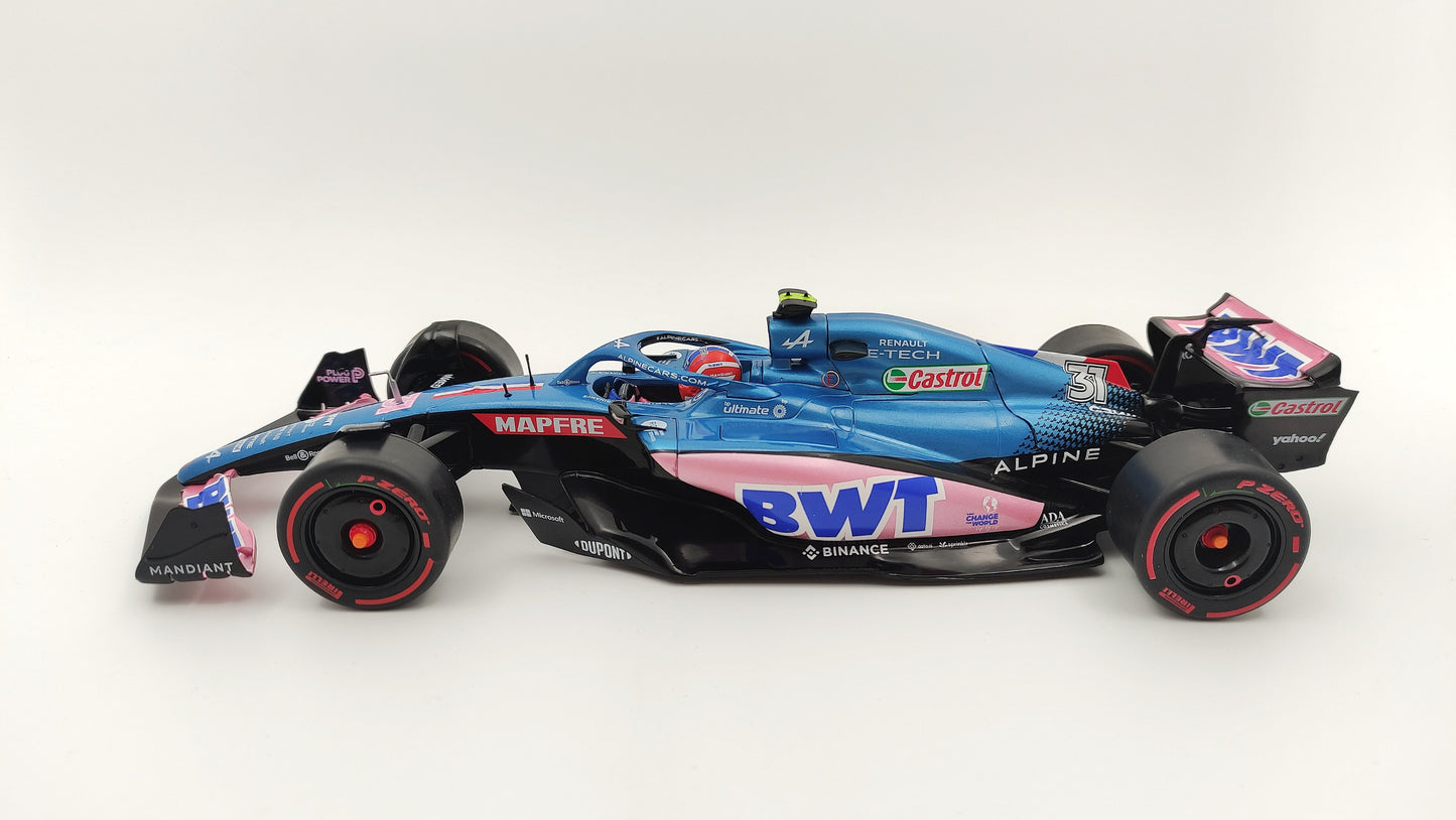 Solido Alpine F1 A522 Renault Esteban Ocon 2022 Australian GP 1/18 S1808804