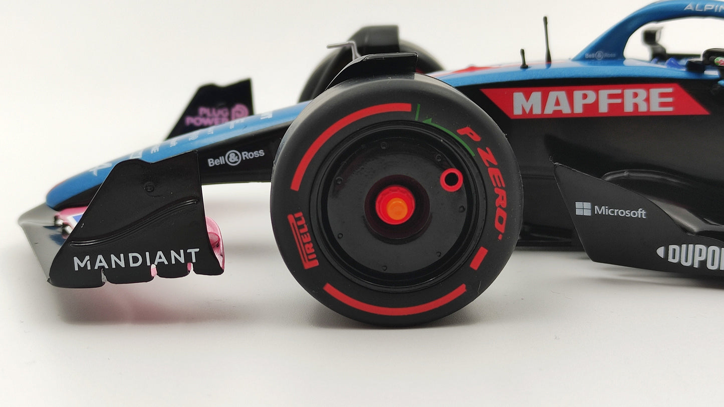 Solido Alpine F1 A522 Renault Esteban Ocon 2022 Australian GP 1/18 S1808804