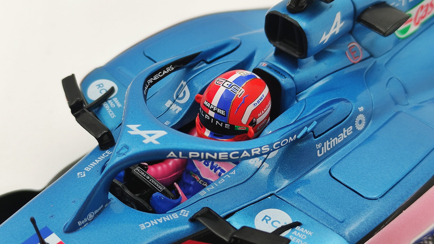 Solido Alpine F1 A522 Renault Esteban Ocon 2022 Australian GP 1/18 S1808804