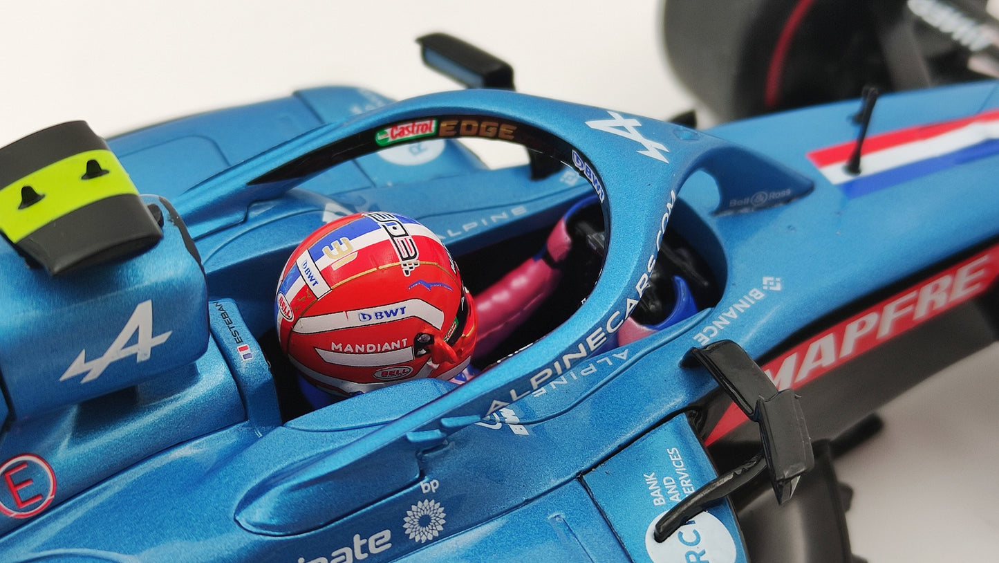 Solido Alpine F1 A522 Renault Esteban Ocon 2022 Australian GP 1/18 S1808804