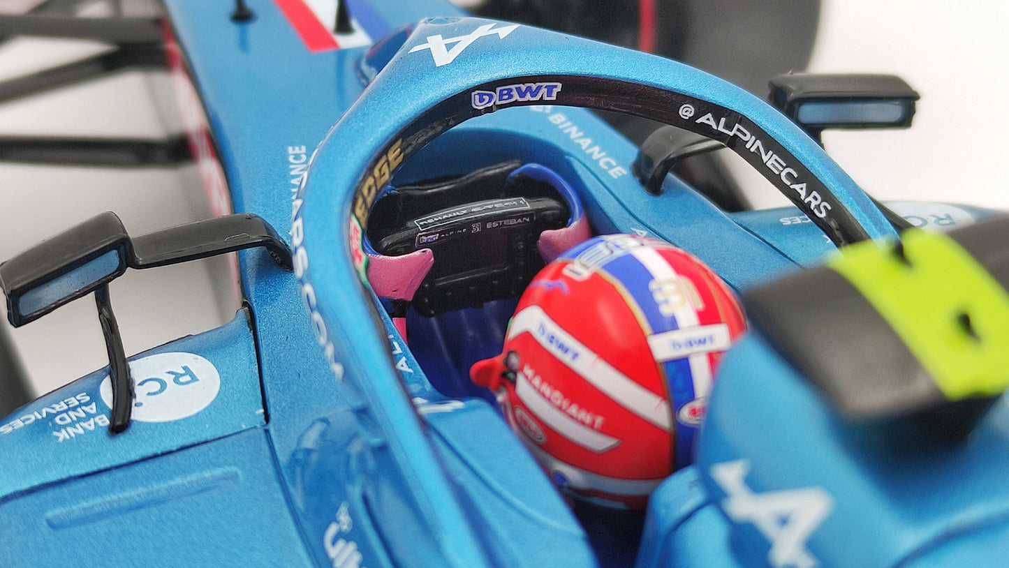 Solido Alpine F1 A522 Renault Esteban Ocon 2022 Australian GP 1/18 S1808804