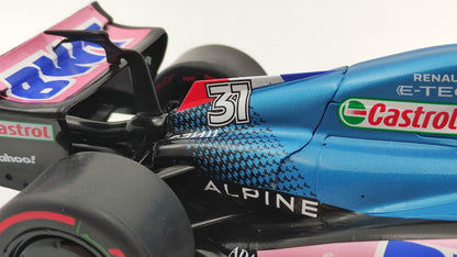Solido Alpine F1 A522 Renault Esteban Ocon 2022 Australian GP 1/18 S1808804