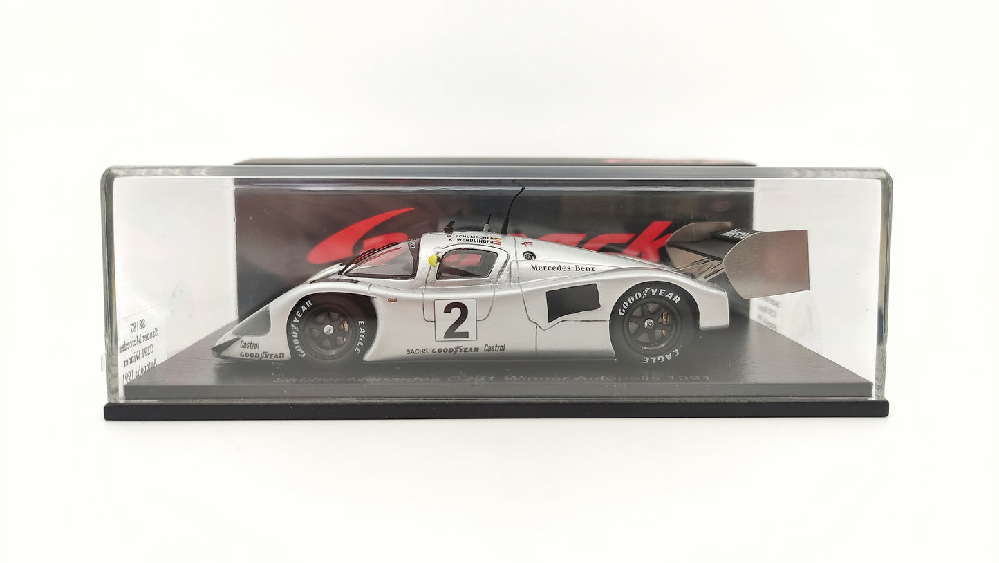 Spark Sauber Mercedes C291 Schumacher/Wendlinger Winner Autopolis 1991 1/43 S8187