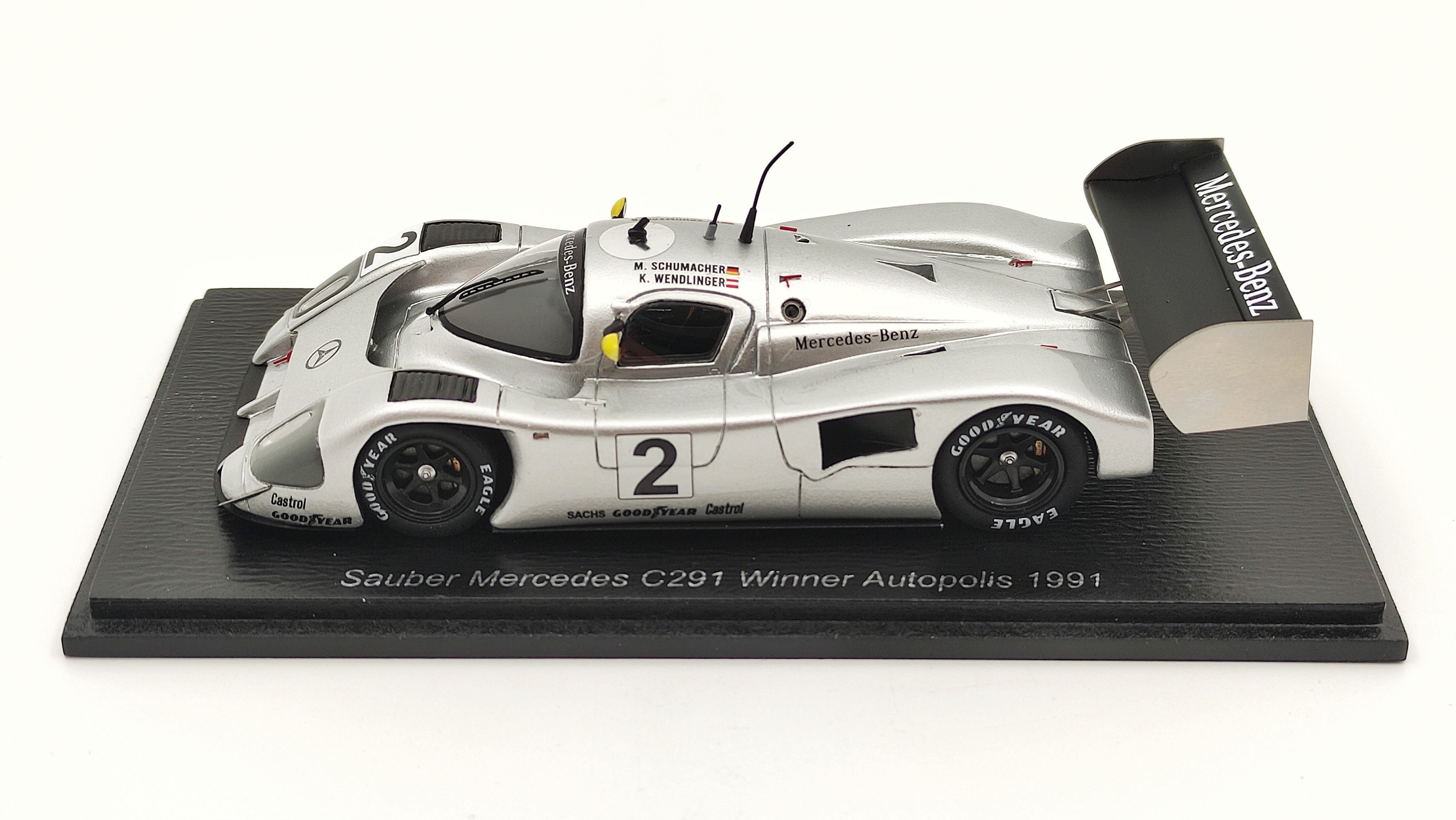 Spark Sauber Mercedes C291 Schumacher/Wendlinger Winner Autopolis