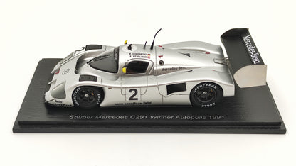 Spark Sauber Mercedes C291 Schumacher/Wendlinger Winner Autopolis 1991 1/43 S8187