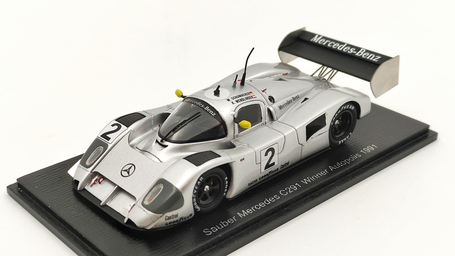 Spark Sauber Mercedes C291 Schumacher/Wendlinger Winner Autopolis 1991 1/43 S8187