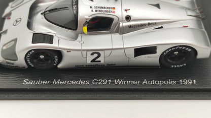 Spark Sauber Mercedes C291 Schumacher/Wendlinger Winner Autopolis 1991 1/43 S8187