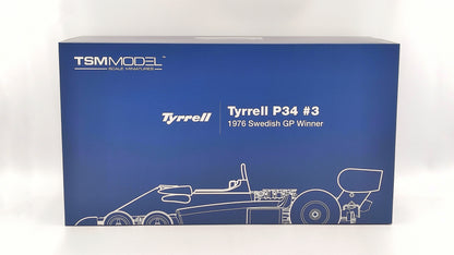TSM Tyrrell Ford P34 Jody Scheckter Swedish GP 1976 Winner 1/12 TSM120006