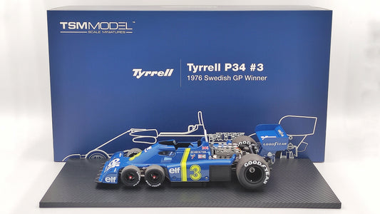 TSM Tyrrell Ford P34 Jody Scheckter Swedish GP 1976 Winner 1/12 TSM120006