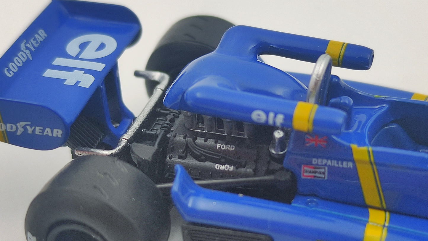 Mini GT Tyrrell Ford P34 Patrick Depailler Spanish GP 1976 1/64 MGT00488