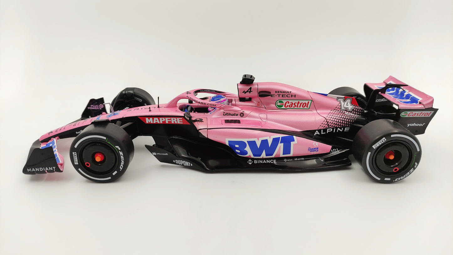 Solido Alpine F1 A522 Renault Fernando Alonso 2022 Bahrain GP 1/18 S1808801