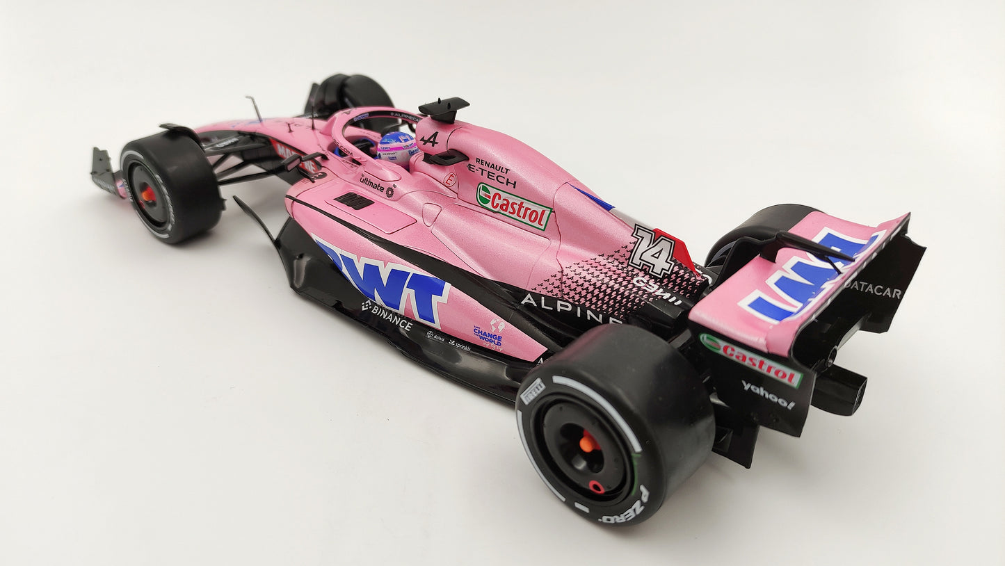 Solido Alpine F1 A522 Renault Fernando Alonso 2022 Bahrain GP 1/18 S1808801