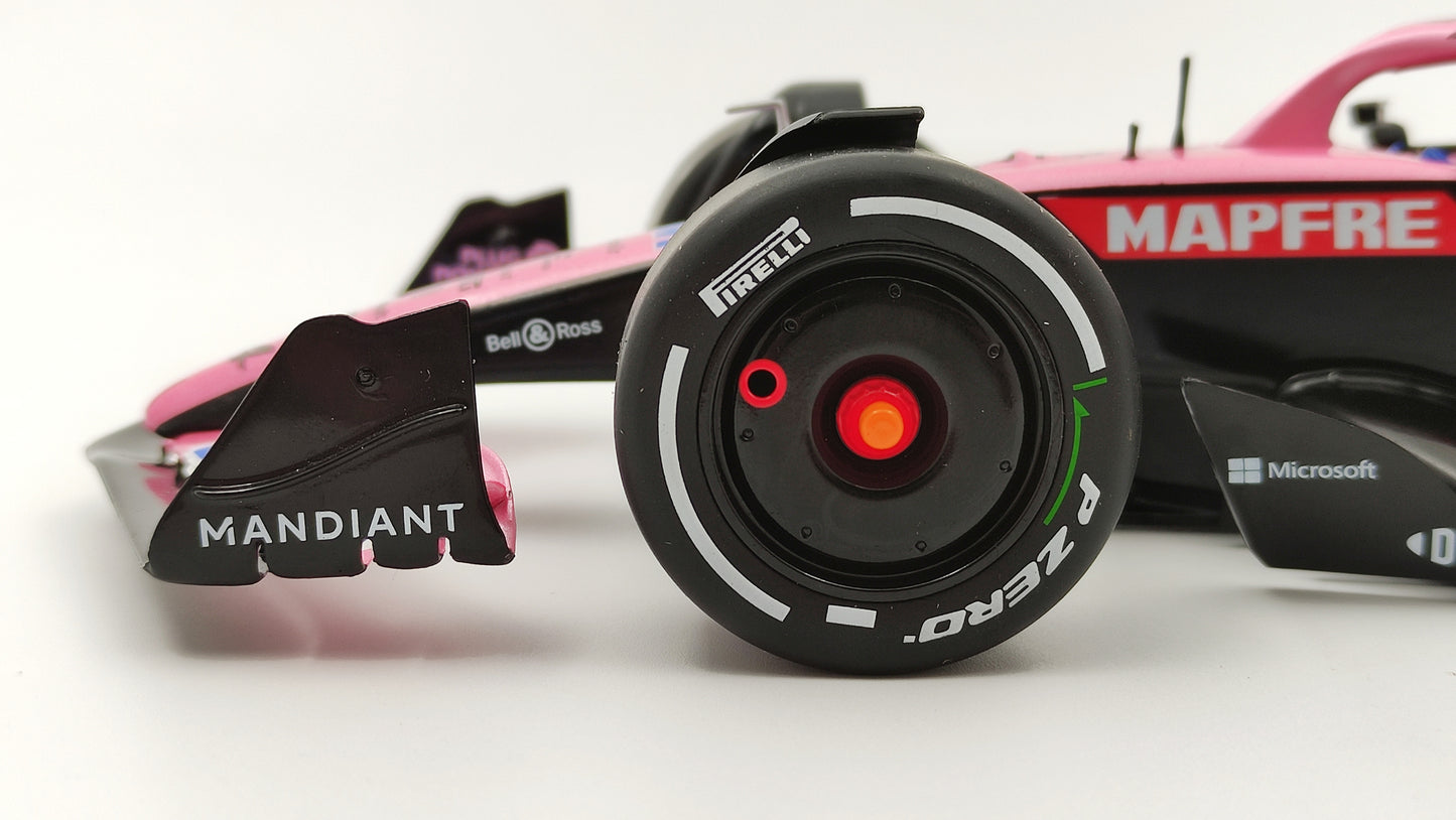 Solido Alpine F1 A522 Renault Fernando Alonso 2022 Bahrain GP 1/18 S1808801