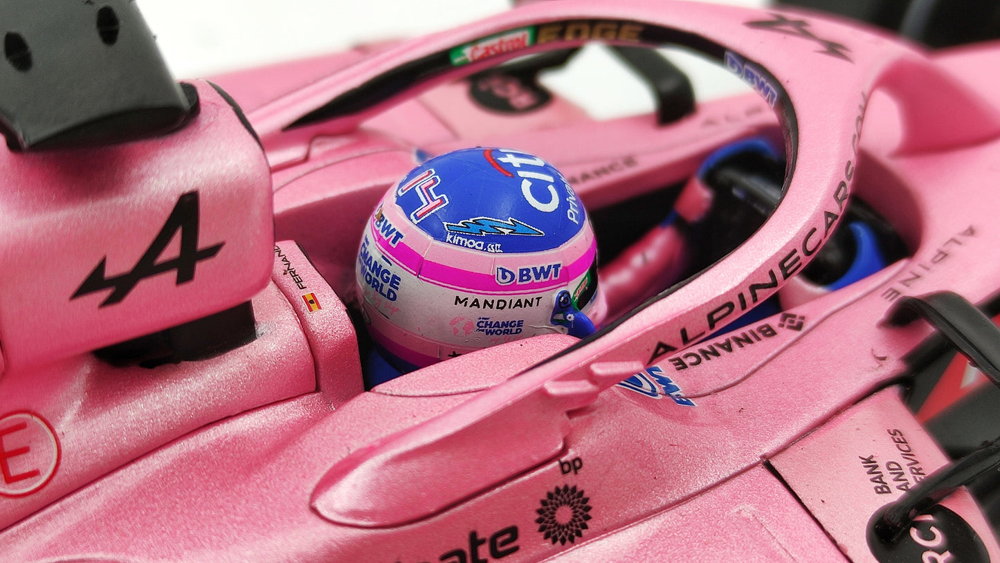 Solido Alpine F1 A522 Renault Fernando Alonso 2022 Bahrain GP 1/18 S1808801