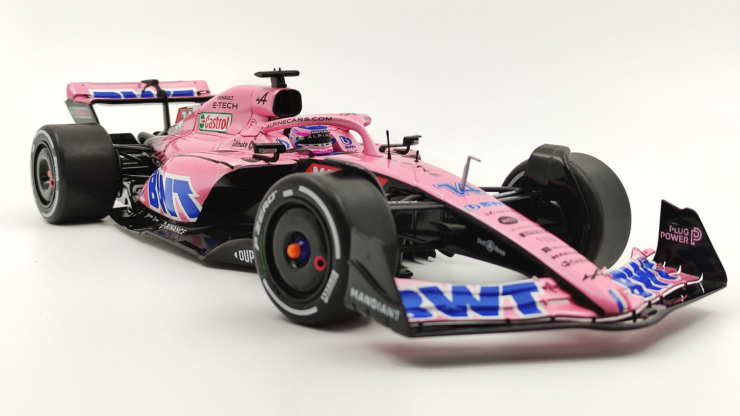 Solido Alpine F1 A522 Renault Fernando Alonso 2022 Bahrain GP 1/18 S1808801