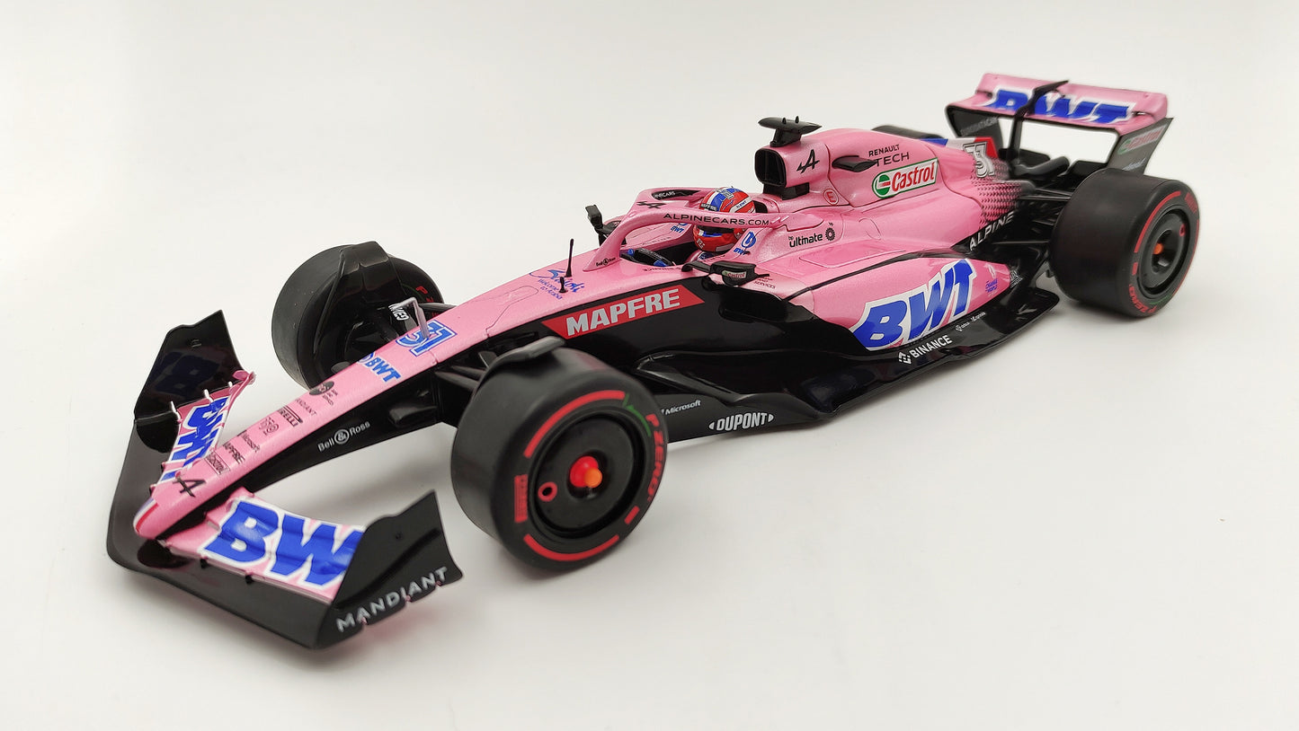 Solido Alpine F1 A522 Renault Esteban Ocon 2022 Saudi GP 1/18 S1808802