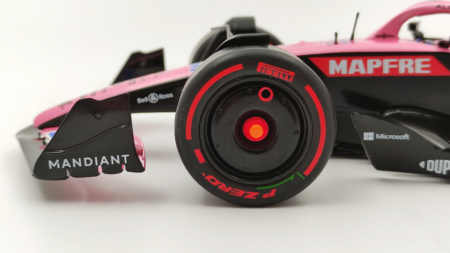 Solido Alpine F1 A522 Renault Esteban Ocon 2022 Saudi GP 1/18 S1808802