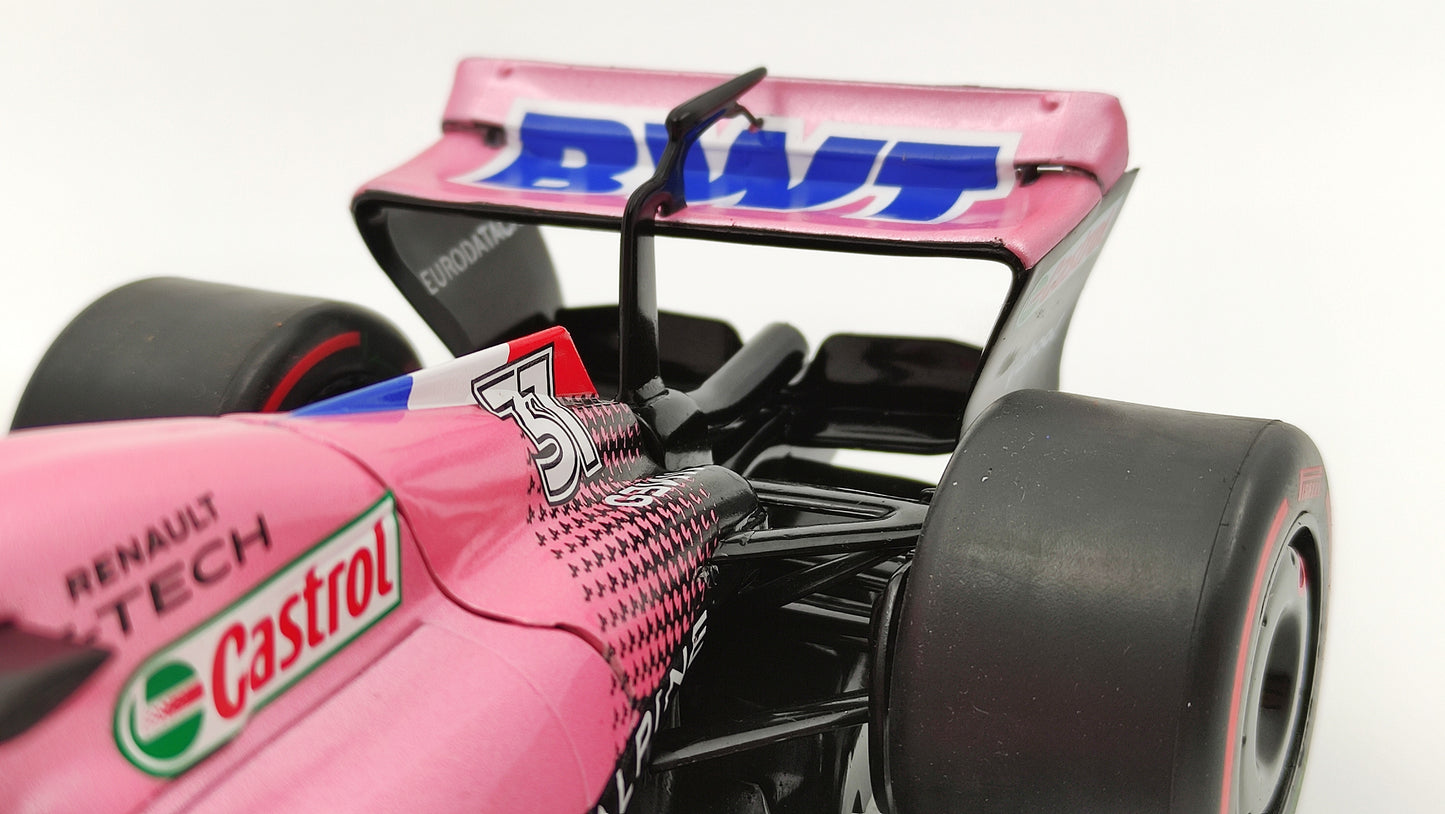 Solido Alpine F1 A522 Renault Esteban Ocon 2022 Saudi GP 1/18 S1808802