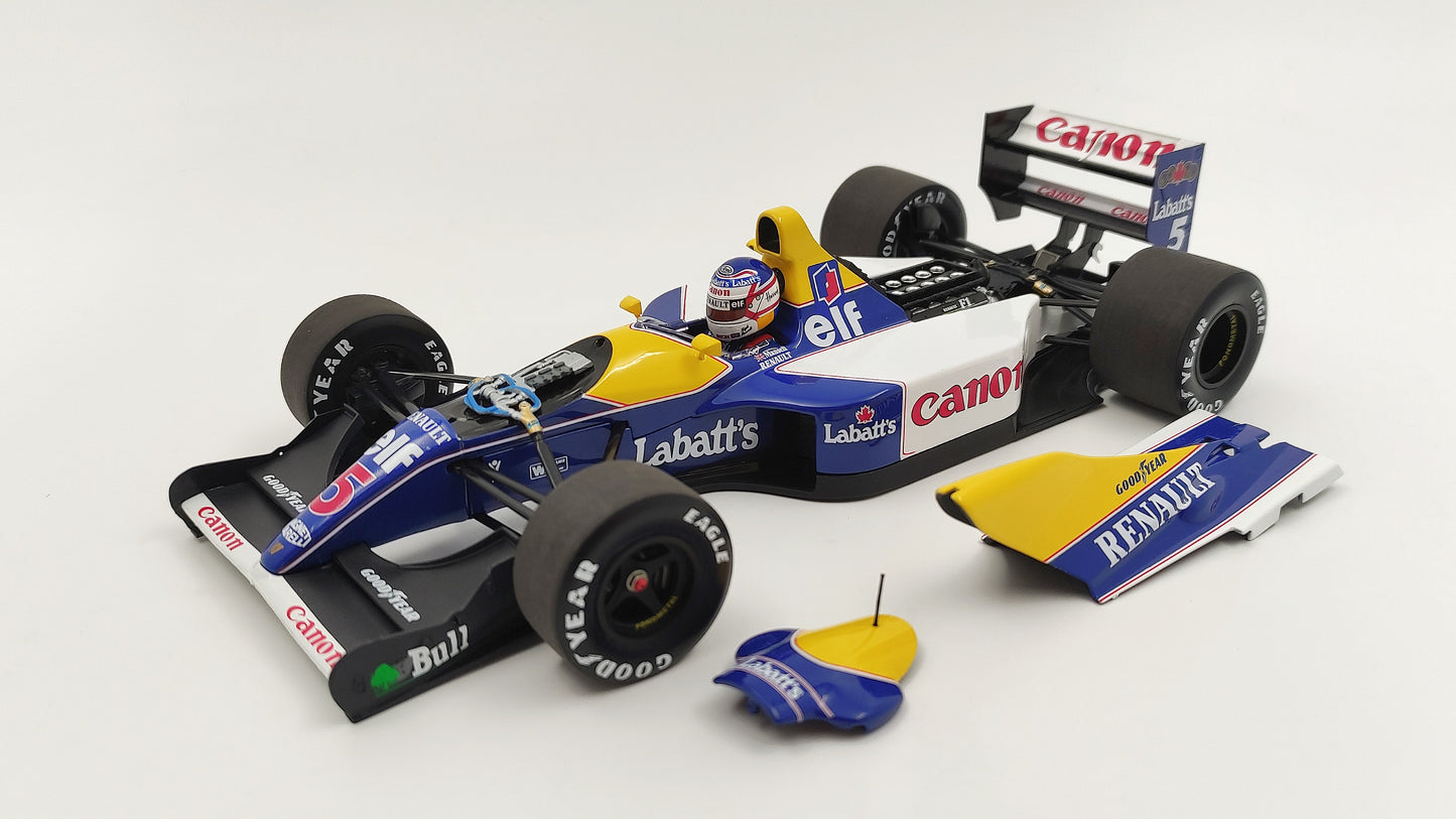 Minichamps Williams Renault FW14B Nigel Mansell F1 World Champion 1992 1/18 110920005