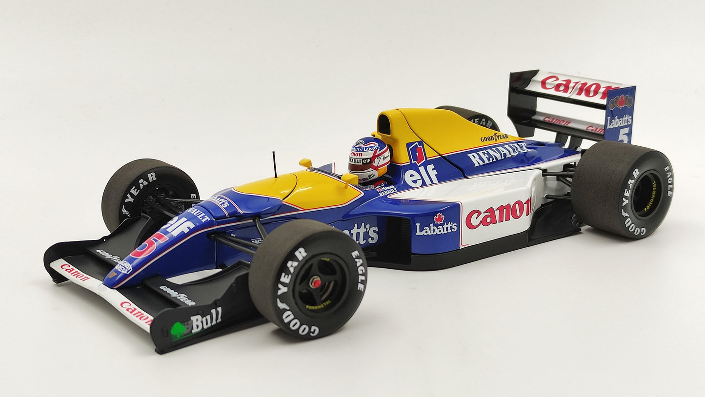 Minichamps Williams Renault FW14B Nigel Mansell F1 World Champion 1992 1/18 110920005