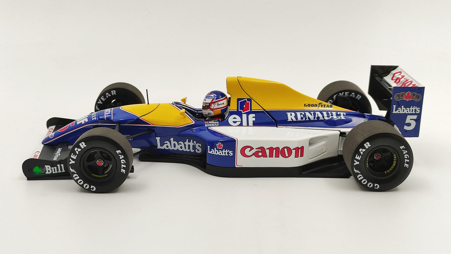 Minichamps Williams Renault FW14B Nigel Mansell F1 World Champion 1992 1/18 110920005