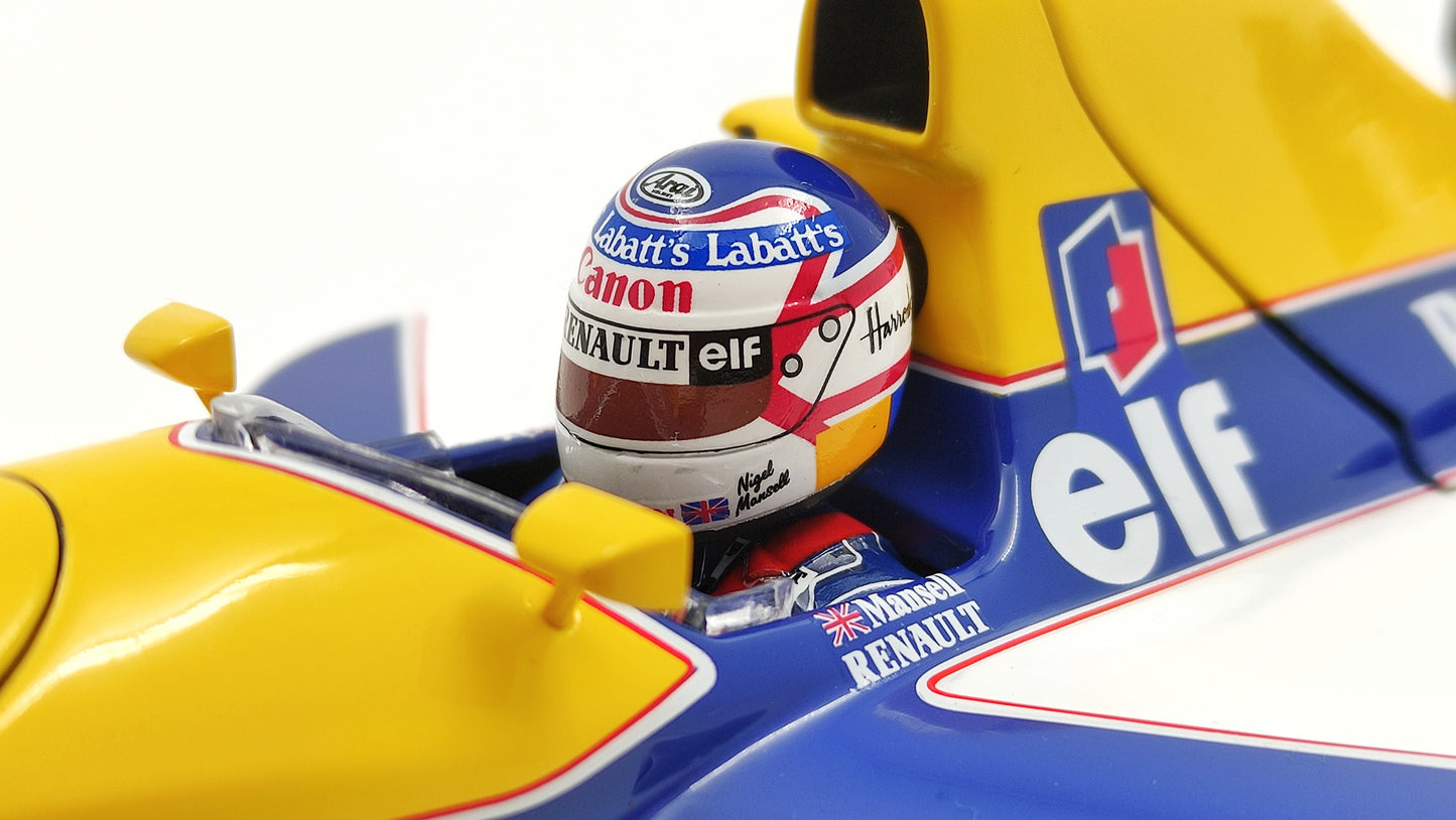 Minichamps Williams Renault FW14B Nigel Mansell F1 World Champion 1992 1/18 110920005
