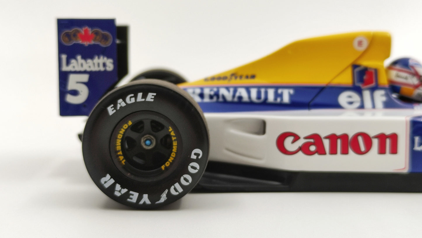 Minichamps Williams Renault FW14B Nigel Mansell F1 World Champion 1992 1/18 110920005