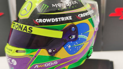 Spark Bell Helmet Lewis Hamilton AMG Mercedes F1 Brazilian GP 2022 1/5 S5HF085