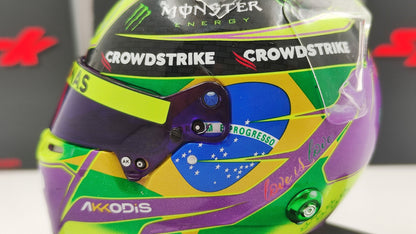 Spark Bell Helmet Lewis Hamilton AMG Mercedes F1 Brazilian GP 2022 1/5 S5HF085