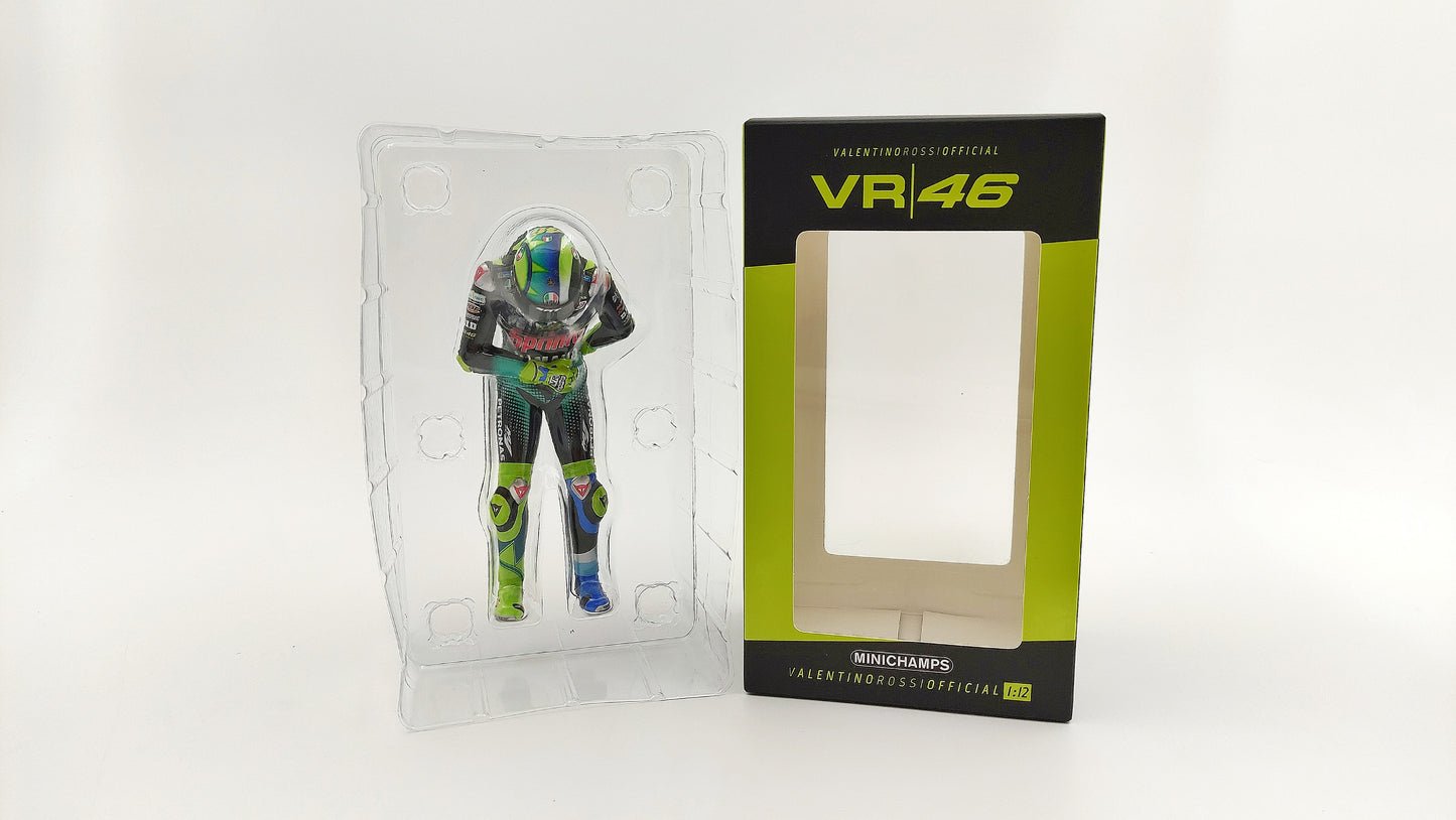 Minichamps Moto GP Figurine Last Ride Valentino Rossi 1/12 Valencia 2021