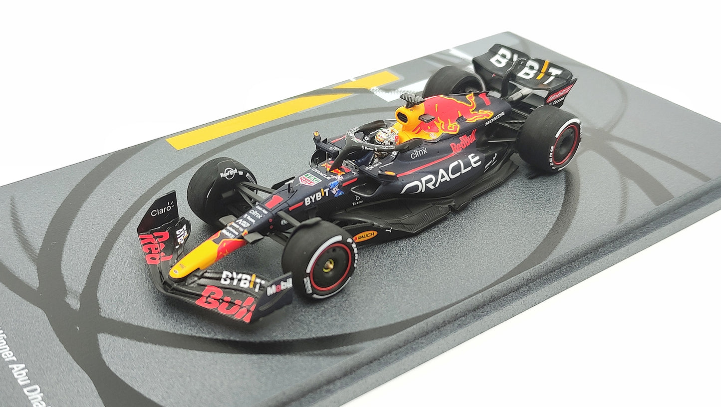 Spark Red Bull RB18 Max Verstappen Winner Abu Dhabi GP 2022 F1 Worldchampion 1/43 S8553