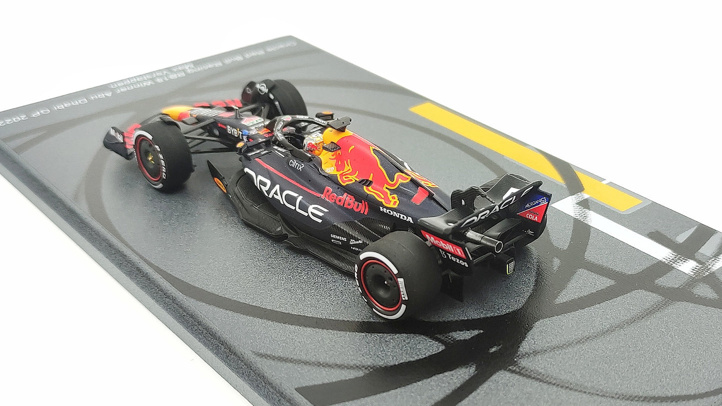 Spark Red Bull RB18 Max Verstappen Winner Abu Dhabi GP 2022 F1 Worldchampion 1/43 S8553