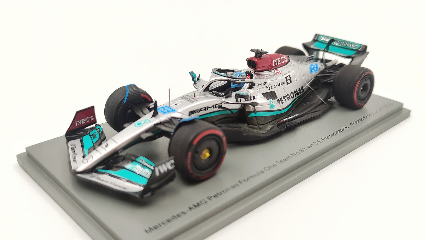 Spark AMG Mercedes F1 W13 George Russell First Win Brazilian GP 2022 F1 1/43 S8557