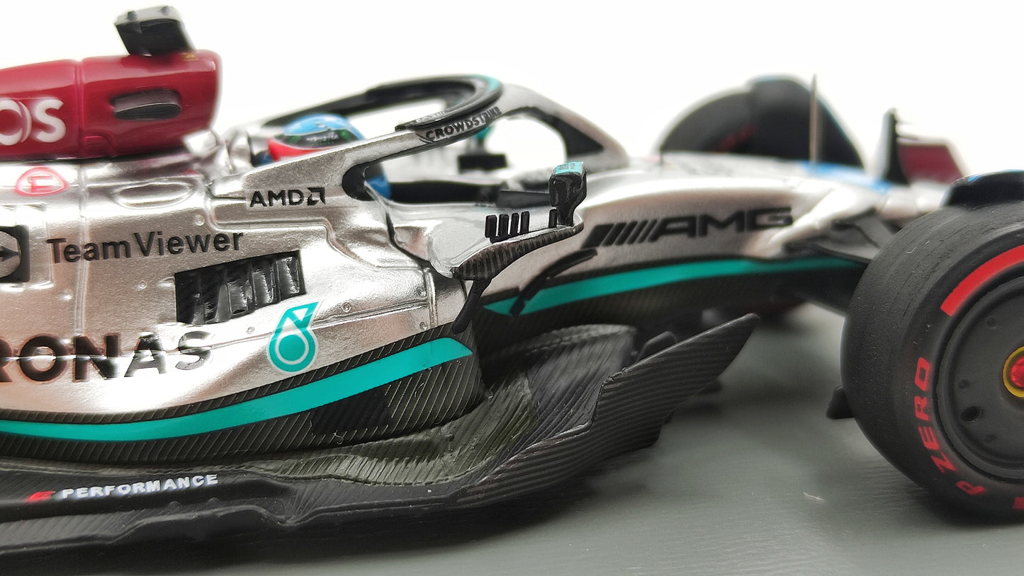 Spark AMG Mercedes F1 W13 George Russell First Win Brazilian GP 2022 F1 1/43 S8557