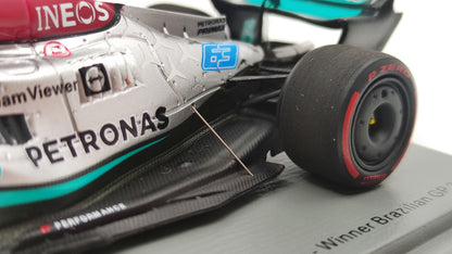 Spark AMG Mercedes F1 W13 George Russell First Win Brazilian GP 2022 F1 1/43 S8557