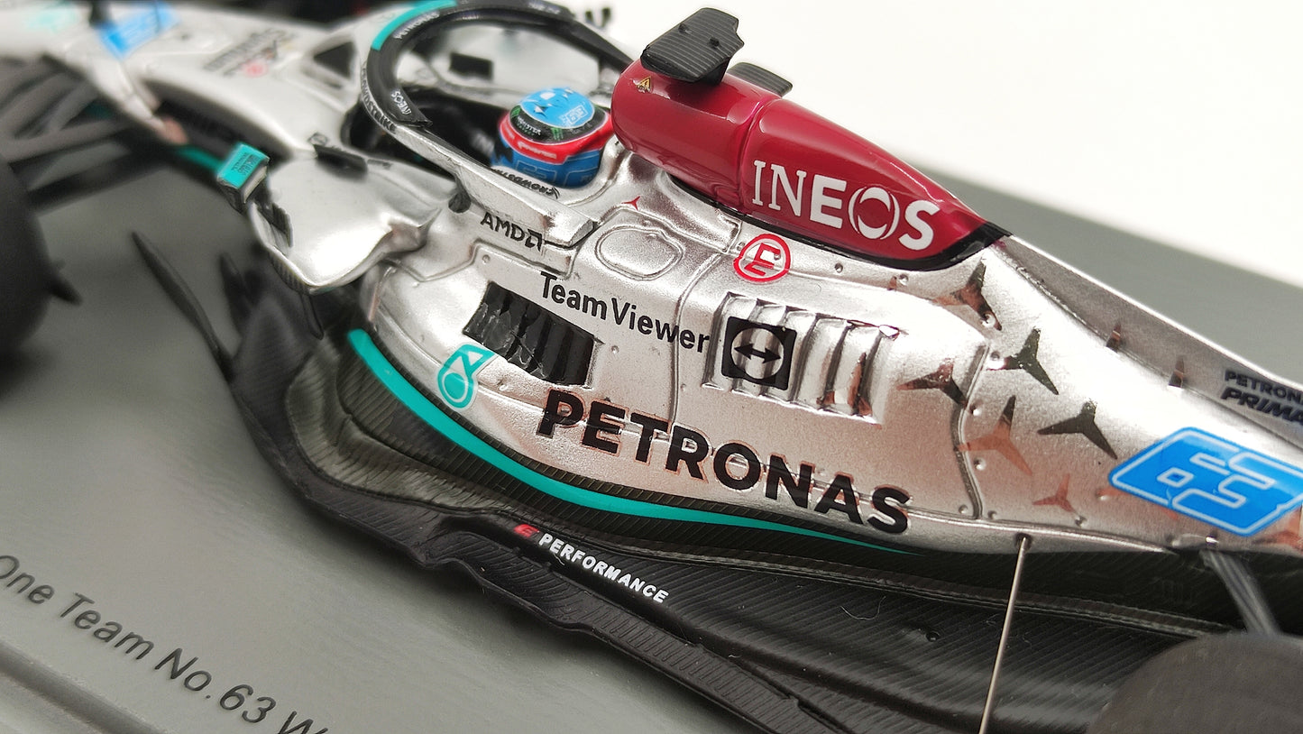 Spark AMG Mercedes F1 W13 George Russell First Win Brazilian GP 2022 F1 1/43 S8557