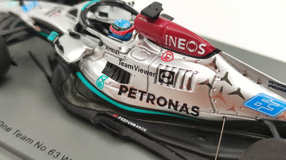 Spark AMG Mercedes F1 W13 George Russell First Win Brazilian GP 2022 F1 1/43 S8557