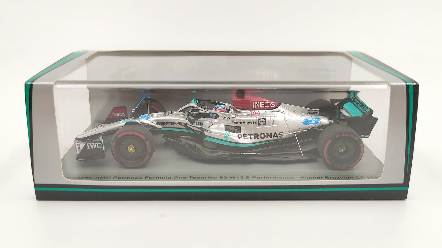 Spark AMG Mercedes F1 W13 George Russell First Win Brazilian GP 2022 F1 1/43 S8557