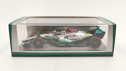 Spark AMG Mercedes F1 W13 Lewis Hamilton Brazilian GP 2022 F1 1/43 S8556
