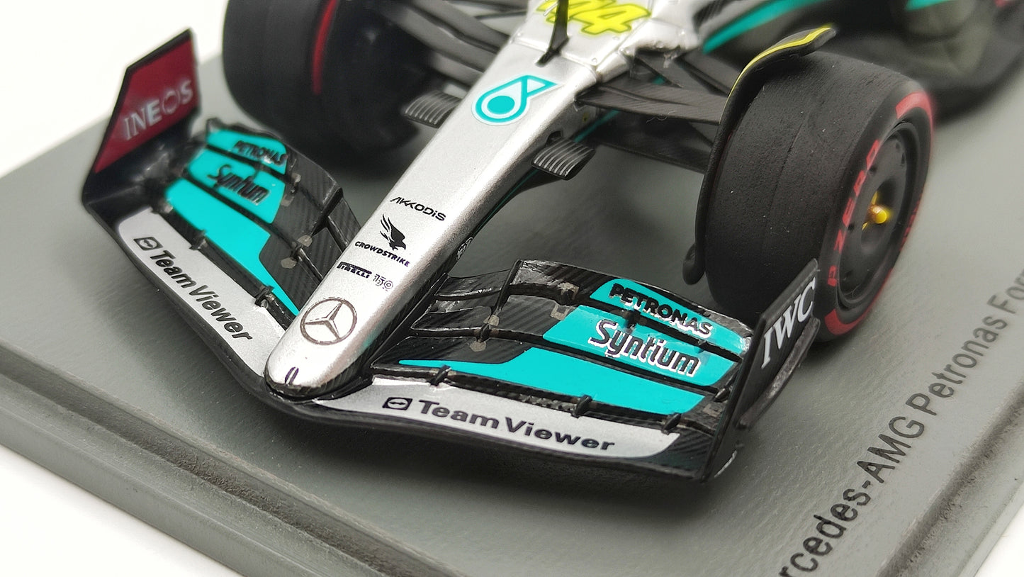 Spark AMG Mercedes F1 W13 Lewis Hamilton Brazilian GP 2022 F1 1/43 S8556