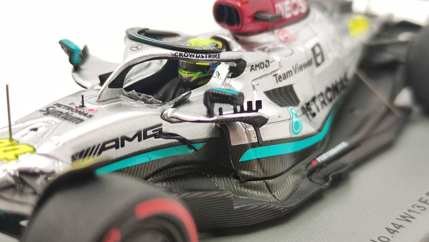 Spark AMG Mercedes F1 W13 Lewis Hamilton Brazilian GP 2022 F1 1/43 S8556