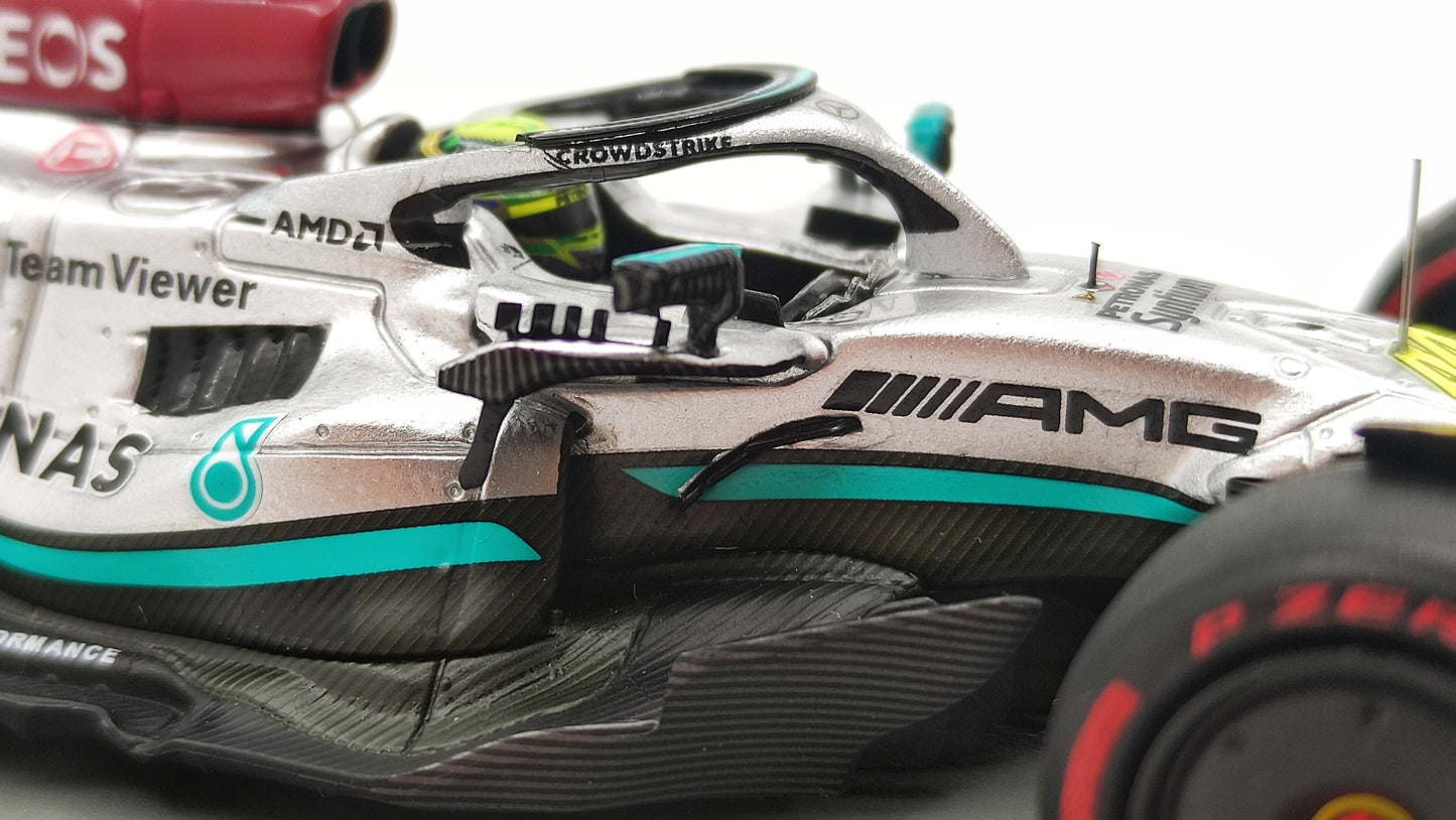 Spark AMG Mercedes F1 W13 Lewis Hamilton Brazilian GP 2022 F1 1/43 S8556