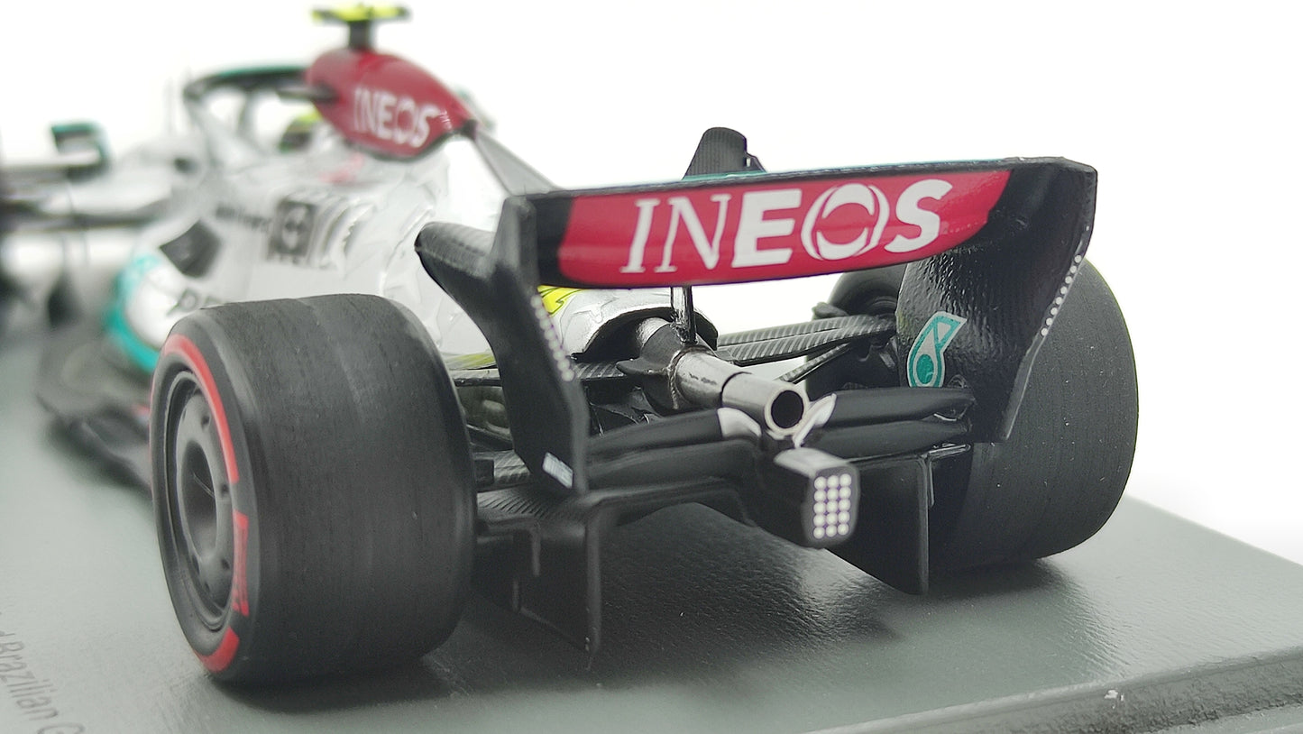 Spark AMG Mercedes F1 W13 Lewis Hamilton Brazilian GP 2022 F1 1/43 S8556