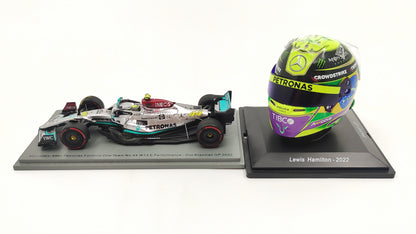 Spark AMG Mercedes F1 W13 Lewis Hamilton Brazilian GP 2022 F1 1/43 S8556