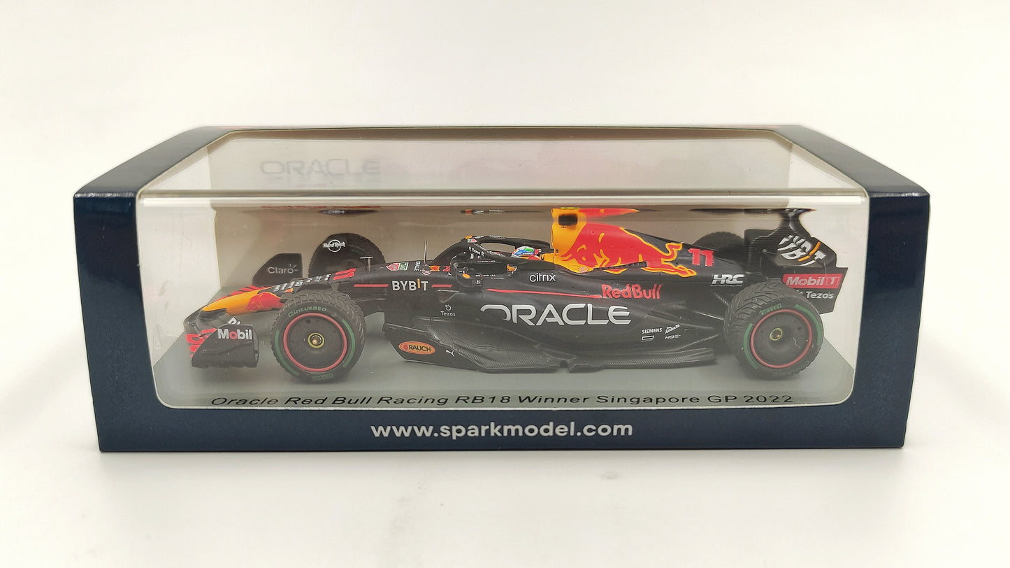 Spark Red Bull RB18 Sergio Perez Winner Singapore GP 2022 F1 1/43 S8560