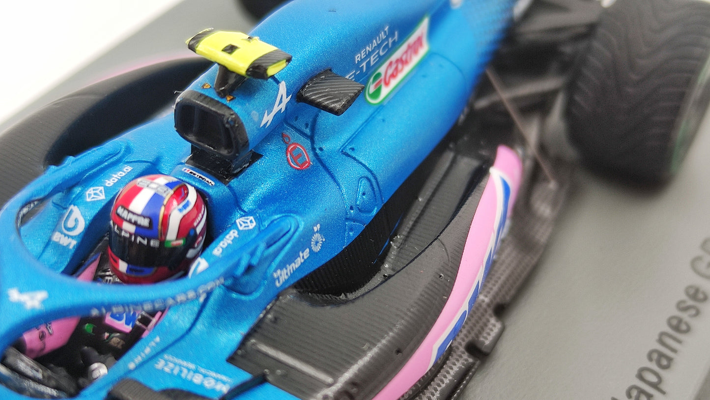 Spark Alpine F1 A522 Esteban Ocon Japanese GP 2022 F1 1/43 S8558